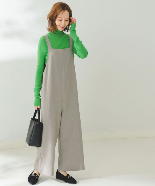 B:MING by BEAMS（ビーミングバイビームス）の「B:MING by BEAMS / TR サロペット（サロペット/オーバーオール・レディース・チャコールグレー/ブラック/モカ・SMALL/MEDIUM）」の3枚目の写真