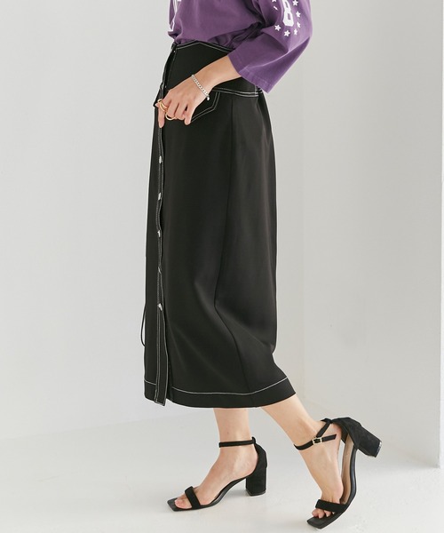 ゆ*ら様 値下げ⭕️ unionレガシー mサイズ OUTLET】RVCA レディース BALANCE BOX LONG SKIRT スカート 【2025年春