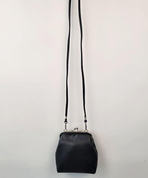 thank U more（サンキューモア）の「レザー がま口 ショルダーバッグ（ショルダーバッグ・レディース・ブラック/ブラウン・FREE）」の14枚目の写真