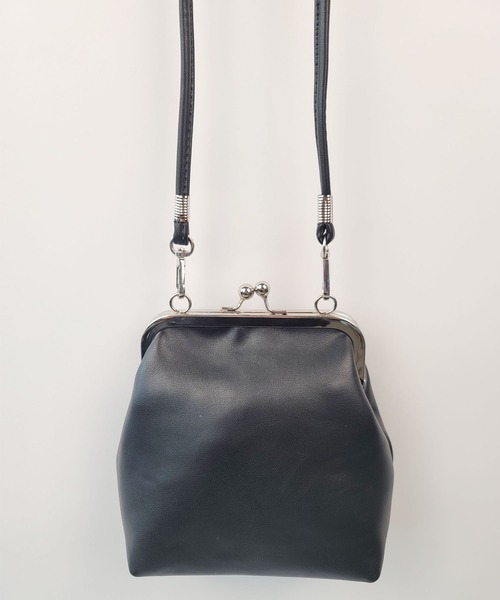 thank U more（サンキューモア）の「レザー がま口 ショルダーバッグ（ショルダーバッグ・レディース・ブラック/ブラウン・FREE）」の15枚目の写真