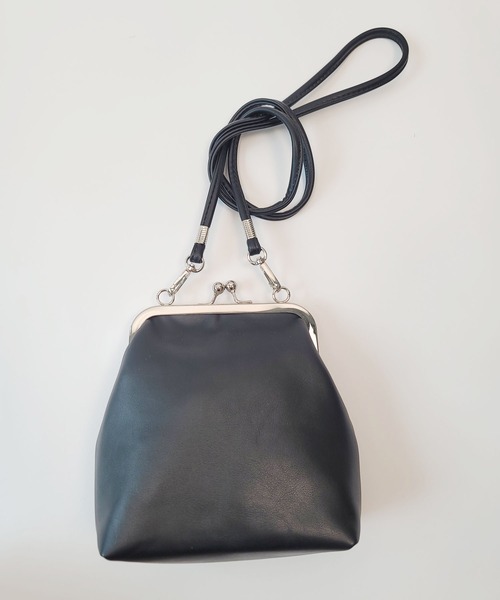 thank U more（サンキューモア）の「レザー がま口 ショルダーバッグ（ショルダーバッグ・レディース・ブラック/ブラウン・FREE）」の16枚目の写真