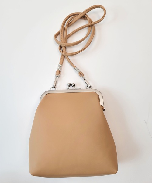 thank U more（サンキューモア）の「レザー がま口 ショルダーバッグ（ショルダーバッグ・レディース・ブラック/ブラウン・FREE）」の17枚目の写真