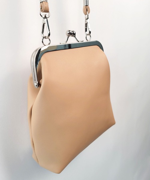 thank U more（サンキューモア）の「レザー がま口 ショルダーバッグ（ショルダーバッグ・レディース・ブラック/ブラウン・FREE）」の18枚目の写真