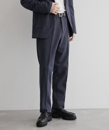 JUNRED | 杢ニットカツラギトラウザーパンツ(スラックス)