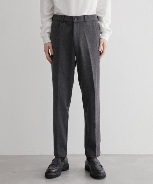 JUNRED(ジュンレッド)の「杢ニットカツラギトラウザーパンツ(スラックス・メンズ・チャコールグレー/ネイビー/グレー・LL/M/L)」の16枚目の写真