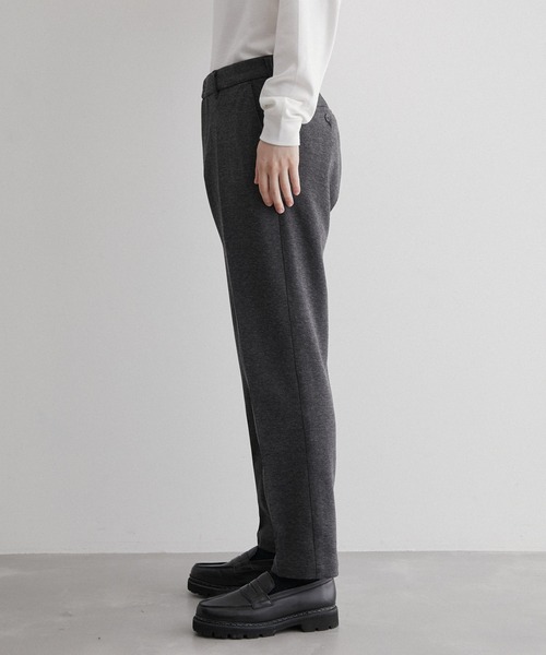 JUNRED(ジュンレッド)の「杢ニットカツラギトラウザーパンツ(スラックス・メンズ・チャコールグレー/ネイビー/グレー・LL/M/L)」の17枚目の写真