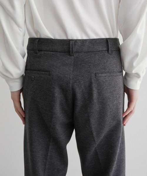 JUNRED(ジュンレッド)の「杢ニットカツラギトラウザーパンツ(スラックス・メンズ・チャコールグレー/ネイビー/グレー・LL/M/L)」の21枚目の写真