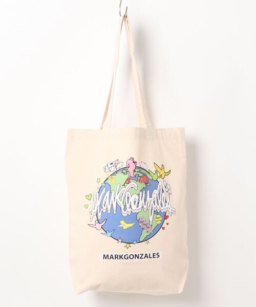 dictionary（ディクショナリー）の「【（What it isNt) ART BY MARKGONZALES】キャンバス プリント TOTE BAG（トートバッグ・メンズ・ブラック系その他/オフホワイト/ブラック/ホワイト系その他・FREE）」の6枚目の写真