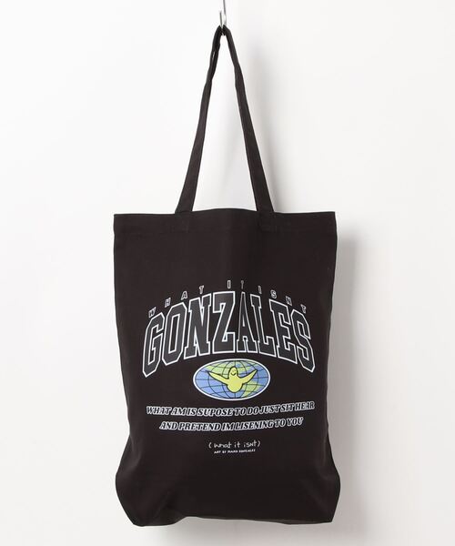 dictionary（ディクショナリー）の「【（What it isNt) ART BY MARKGONZALES】キャンバス プリント TOTE BAG（トートバッグ・メンズ・ブラック系その他/オフホワイト/ブラック/ホワイト系その他・FREE）」の9枚目の写真