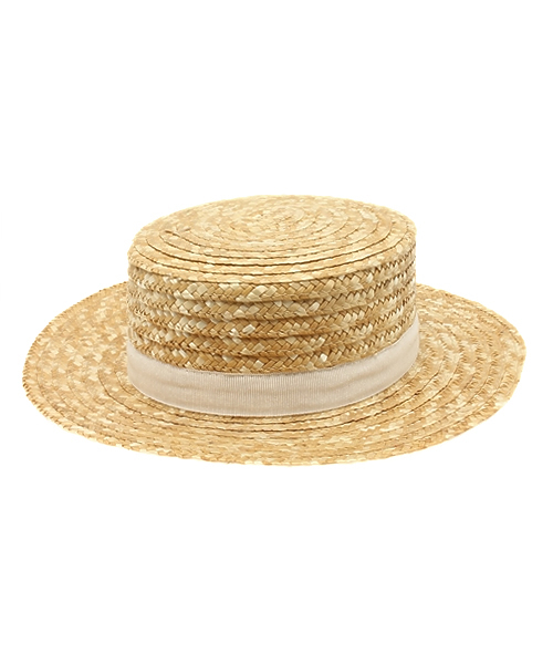 ROSE BUD(ローズバッド)の「(MTM)PH22 STRAW HAT(ハット・レディース・ナチュラル/ネイビー/ブラック・ONE SIZE)」の3枚目の写真