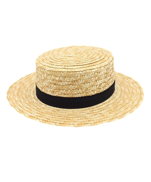 ROSE BUD(ローズバッド)の「(MTM)PH22 STRAW HAT(ハット・レディース・ナチュラル/ネイビー/ブラック・ONE SIZE)」の1枚目の写真