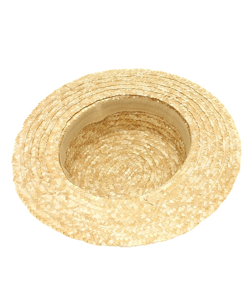 ROSE BUD(ローズバッド)の「(MTM)PH22 STRAW HAT(ハット・レディース・ナチュラル/ネイビー/ブラック・ONE SIZE)」の7枚目の写真
