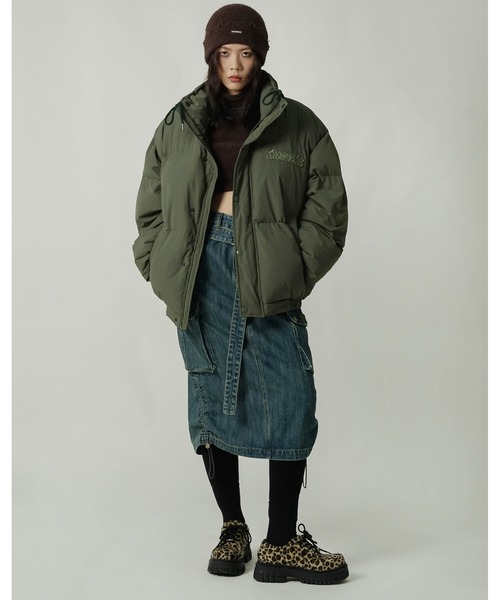 MASONPRINCE（メイソンプリンス）の「6カラーオーバーサイズハイネックダウンジャケット YRF4024【MASONPRINCE】（ダウンジャケット/コート・メンズ・ブラウン/ブラック/カーキ/ピンク/アイボリー/パープル・L/M/S）」の11枚目の写真