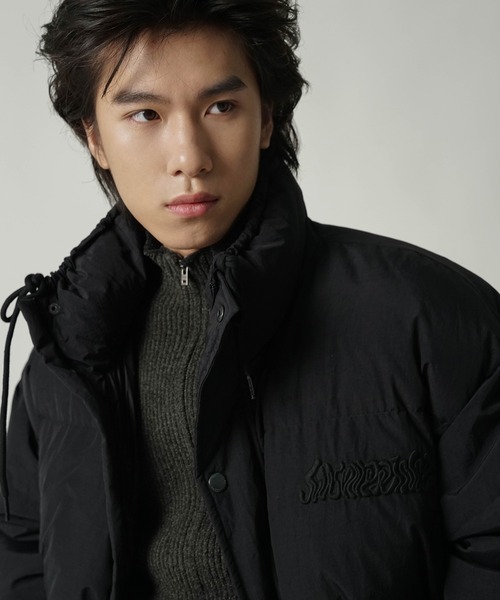 MASONPRINCE（メイソンプリンス）の「6カラーオーバーサイズハイネックダウンジャケット YRF4024【MASONPRINCE】（ダウンジャケット/コート・メンズ・ブラウン/ブラック/カーキ/ピンク/アイボリー/パープル・L/M/S）」の19枚目の写真