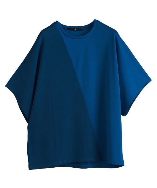 NO ID.(ノーアイディ)の「mt8167-チェンジングドルマンスリーブBIG-T Tシャツ(Tシャツ/カットソー・メンズ・ブルー/ホワイト/ブラック/ブルーグリーン/ライトベージュ・ONE SIZE)」の20枚目の写真