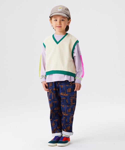 HOGAN RANCH WEAR（ホーガンランチウエア）の「ムジスウェットベスト(kids/S～LL)（ベスト・キッズ・オレンジ/ライトブルー/オフホワイト・S/M/L/LL）」の15枚目の写真