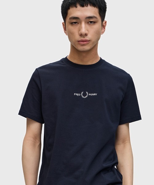 Tシャツ・カットソー FRED PERRY SS25 (FP M1600 53 X06) Fred Perry cotton t-shirt men's gray color M1600.420 at PRM US