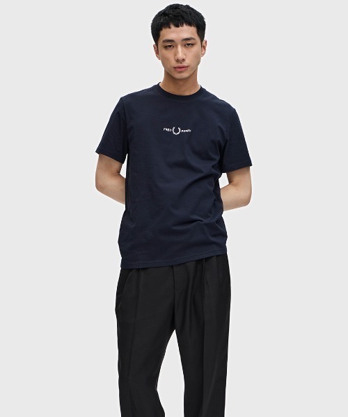 Embroidered T-Shirt／刺繍Tシャツ（Tシャツ/カットソー）｜FRED