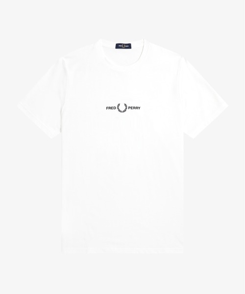 FRED PERRY ロゴ刺繍Tシャツ Embroidered T-Shirt／刺繍Tシャツ（Tシャツ/カットソー）｜FRED