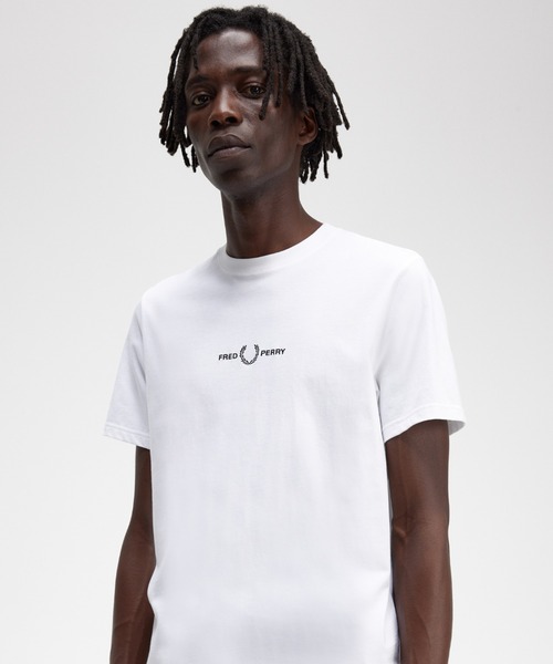 Embroidered T-Shirt／刺繍Tシャツ（Tシャツ/カットソー）｜FRED