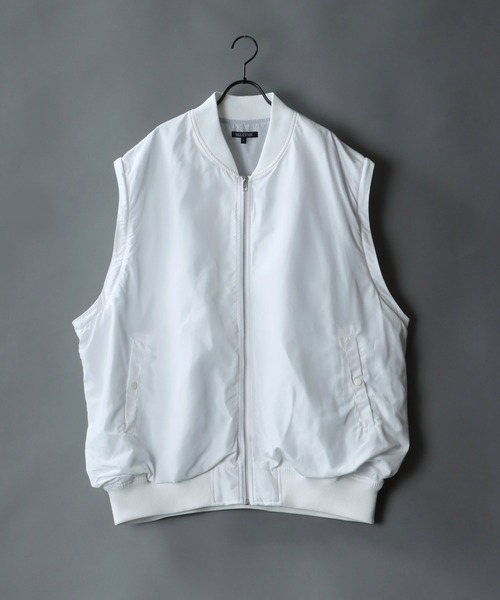 SITRY（シトリー）の「2way Balloon Sleeve Big silhouette MA-1/2way バルーンスリーブ ビッグシルエット MA-1（MA-1・メンズ・グレー/オフホワイト/ブラック/オリーブ・M/L）」の17枚目の写真