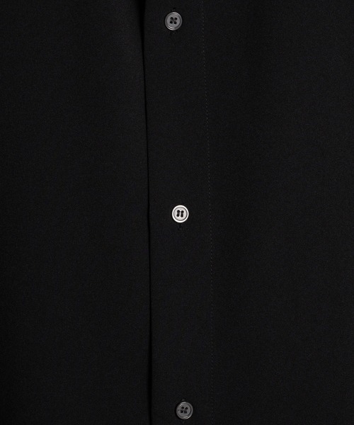 KUUUPY（クーピー）の「Dolman Regular Collar Short-Sleeve Shirt - ドルマンレギュラーカラー半袖シャツ（シャツ/ブラウス・メンズ・ブラック・SMALL/MEDIUM/LARGE）」の16枚目の写真
