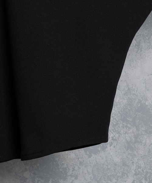 KUUUPY（クーピー）の「Dolman Regular Collar Short-Sleeve Shirt - ドルマンレギュラーカラー半袖シャツ（シャツ/ブラウス・メンズ・ブラック・SMALL/MEDIUM/LARGE）」の20枚目の写真