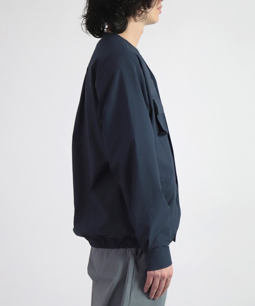 WOOLRICH（ウールリッチ）の「[WOOLRICH] HIGH AERATION CARDIGAN ハイエアレーションシャツ（カーディガン/ボレロ・メンズ・ネイビー・M/L）」の4枚目の写真