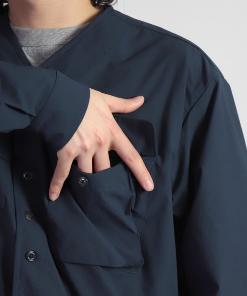 WOOLRICH（ウールリッチ）の「[WOOLRICH] HIGH AERATION CARDIGAN ハイエアレーションシャツ（カーディガン/ボレロ・メンズ・ネイビー・M/L）」の12枚目の写真