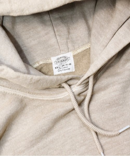 TOWNCRAFT（タウンクラフト）の「TOWN CRAFT タウンクラフト / PIGMENT PULL HOODIE　スウェットパーカー（スウェット・メンズ・ベージュ/ブラック/ネイビー/スモークピンク/ブルーグレー/パープル/グリーン・LARGE/XX-LARGE/MEDIUM/X-LARGE）」の15枚目の写真