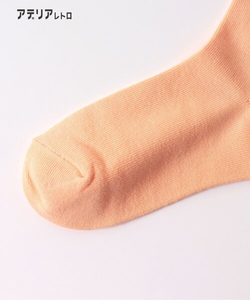 アデリアレトロ(アデリアレトロ)の「アデリアレトロ 4柄刺繍ソックス(ソックス/靴下・キッズ・アイボリー/ネイビー/ピンク/オレンジ・12/15 /18/21/24)」の11枚目の写真