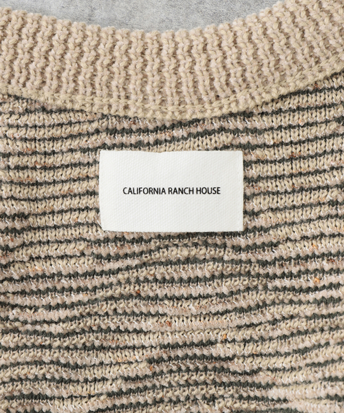 B.C STOCK(ベーセーストック)の「CRH モールミックス ジャガードカーディガン(カーディガン/ボレロ・メンズ・ベージュ/ブルー系その他/ブラウン・LARGE/MEDIUM)」の14枚目の写真