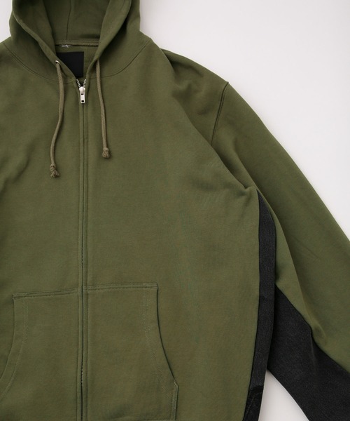 WEYEP（ウィエップ）の「WEYEP/別注 side and under sleeve ZIP（パーカー・メンズ・ベージュ/オリーブ・FREE）」の7枚目の写真