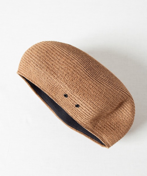 RACAL(ラカル)の「Cotton Braid Beret2 / コットンブレードベレー2(ハンチング/ベレー帽・メンズ・グレー/ベージュ/ベージュ系その他/ブラウン/ブラック・LARGE/MEDIUM)」の6枚目の写真