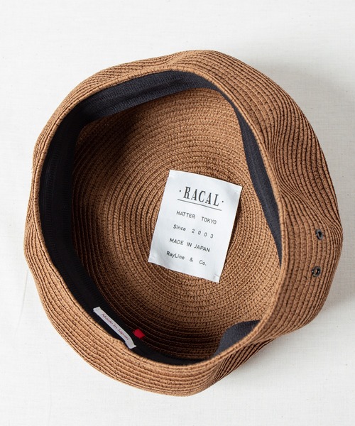 RACAL(ラカル)の「Cotton Braid Beret2 / コットンブレードベレー2(ハンチング/ベレー帽・メンズ・グレー/ベージュ/ベージュ系その他/ブラウン/ブラック・LARGE/MEDIUM)」の10枚目の写真