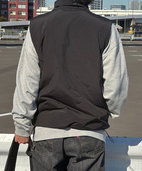 kutir（クティール）の「スタンドネックミリタリーベスト（ベスト・メンズ・ブラック/アイボリー・MEDIUM/LARGE）」の10枚目の写真