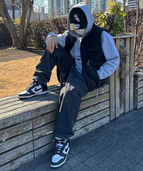 kutir（クティール）の「スタンドネックミリタリーベスト（ベスト・メンズ・ブラック/アイボリー・MEDIUM/LARGE）」の3枚目の写真