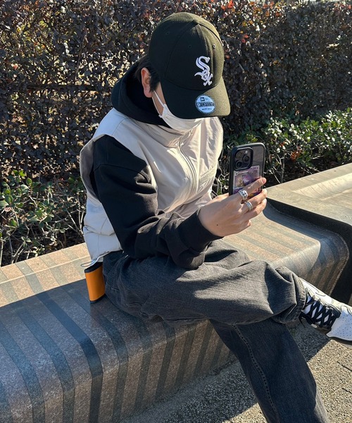 kutir（クティール）の「スタンドネックミリタリーベスト（ベスト・メンズ・ブラック/アイボリー・MEDIUM/LARGE）」の20枚目の写真