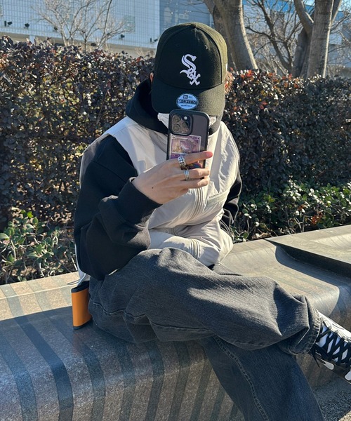 kutir（クティール）の「スタンドネックミリタリーベスト（ベスト・メンズ・ブラック/アイボリー・MEDIUM/LARGE）」の21枚目の写真