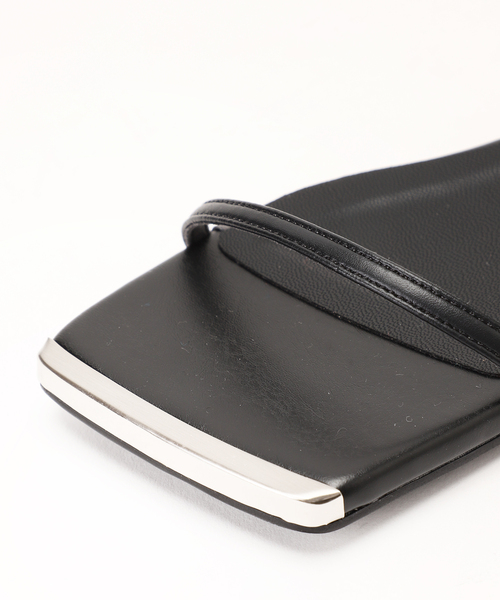 LE TALON（ルタロン）の「《追加》GRISEスクエアアンクルストレッチフラットサンダル（サンダル・レディース・ブラック系その他/パープル/ホワイト・SMALL/MEDIUM/LARGE/X-LARGE）」の12枚目の写真