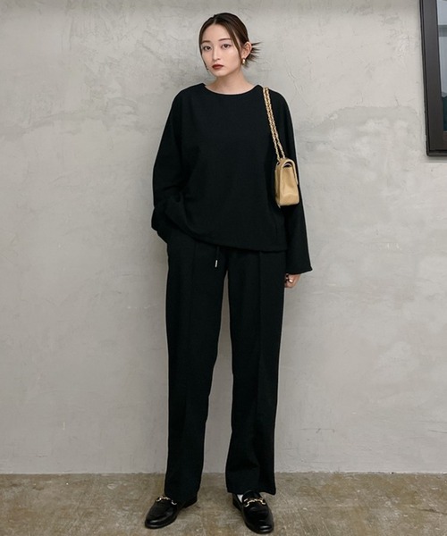 Vicente（ヴィセンテ）の「Flaresleeve tops（Tシャツ/カットソー・レディース・ブラック/ベージュ・FREE）」の11枚目の写真