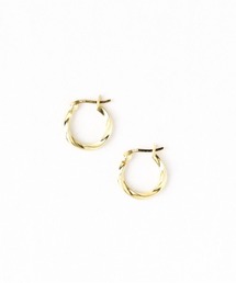 /SILVER925/15mmデザインフープピアス
