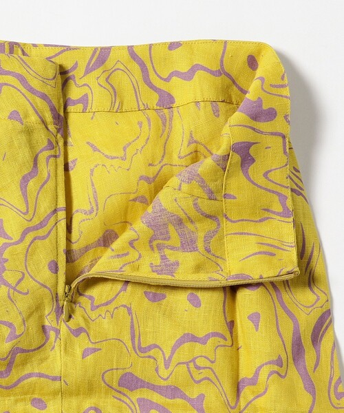 Ray BEAMS(レイビームス)の「OAS / Mashed Lollo Linen Skirt(スカート・レディース・イエロー・X-SMALL)」の6枚目の写真