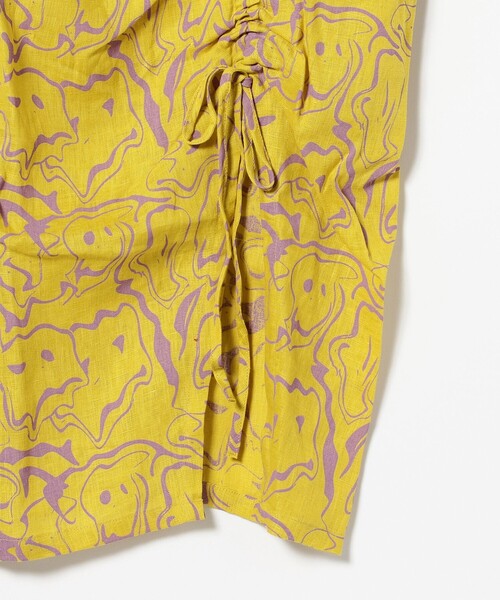 Ray BEAMS(レイビームス)の「OAS / Mashed Lollo Linen Skirt(スカート・レディース・イエロー・X-SMALL)」の5枚目の写真