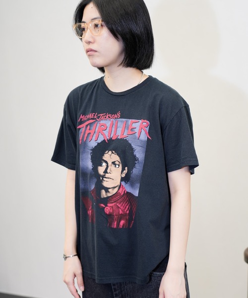 THRIFTY LOOK（スリフティールック）の「THRIFTY LOOK / スリフティールック THRIFTY"MICHAEL JACKSON"TEE マイケルジャクソン バンドTシャツ バンT（Tシャツ/カットソー・メンズ・ブラック/ブラック系その他・X-LARGE/LARGE/MEDIUM）」の15枚目の写真