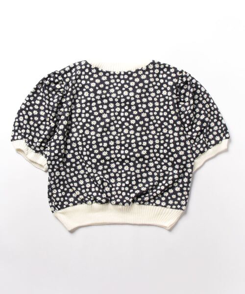 LADY LIKE（レディライク）の「デイジー柄配色トップス（Tシャツ/カットソー・レディース・パープル/ブラック/ブルー・M）」の17枚目の写真