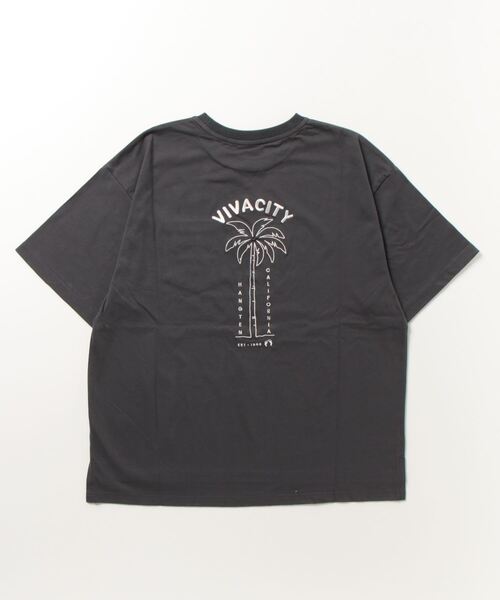 HANGTEN（ハンテン）の「【HANG TEN/ハンテン】PT TEE（Tシャツ/カットソー・レディース・チャコールグレー/ホワイト・L/M）」の12枚目の写真