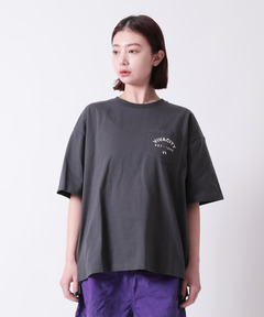 セール】Vカットレースロゴトップ / V Cut Lace Logo Top（Tシャツ
