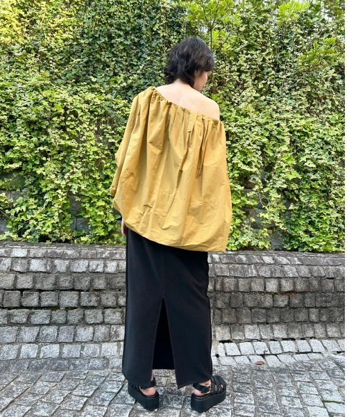 emmi（エミ）の「【emmi atelier】サマーパイルIラインスカート（スカート・レディース・アイボリー/ブラック・FREE）」の22枚目の写真