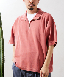 JOURNAL STANDARD relume | CALIFORNIA DAMAGE ハーフジップスウェット半袖(Tシャツ/カットソー)